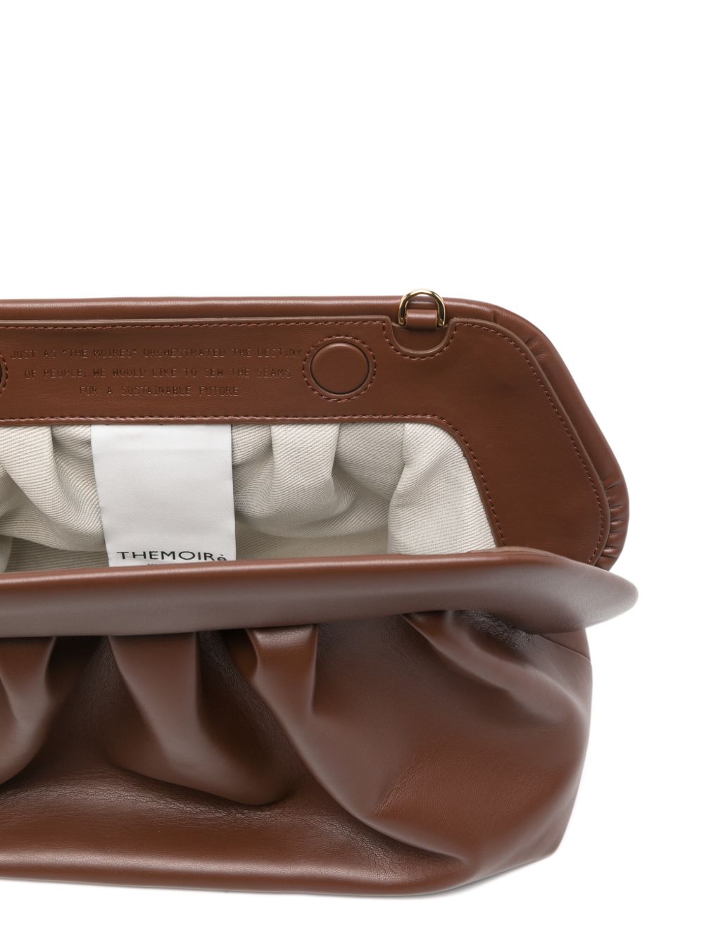 Themoire' Brown Clutches — New Vegan Leather