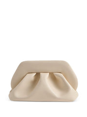 Themoire' Beige Clutches — Vegan Leather Clutch Bag