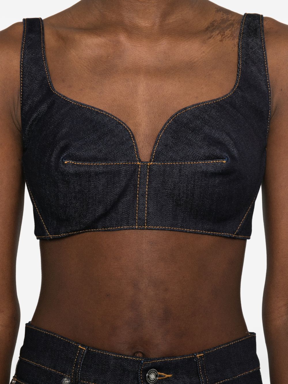 Givenchy Denim Cotton Top - Blue | New In