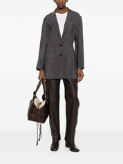 Alysi Jackets Grey — Silk & Nylon Blazer (Women)