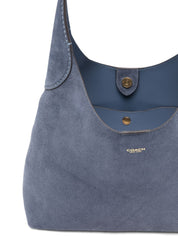 Coach Shoulder Bag in Blue — Brooklyn 28 Suede
