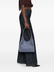 Coach Shoulder Bag in Blue — Brooklyn 28 Suede