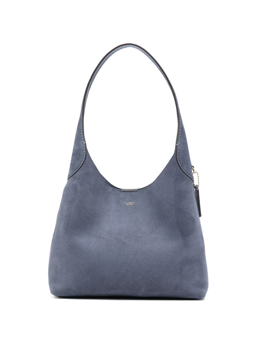 Coach Shoulder Bag in Blue — Brooklyn 28 Suede