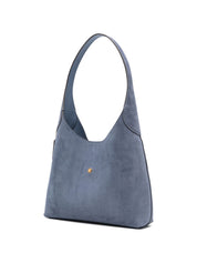 Coach Shoulder Bag in Blue — Brooklyn 28 Suede
