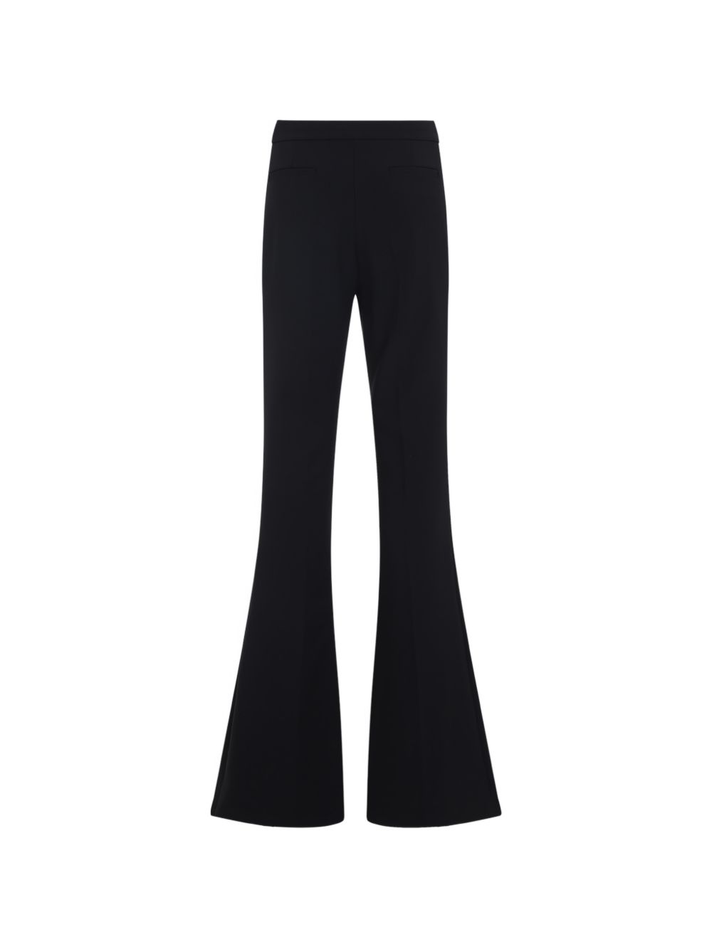 Elisabetta Franchi Trousers — Black Flared Leg