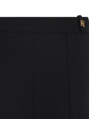 Elisabetta Franchi Trousers — Black Flared Leg