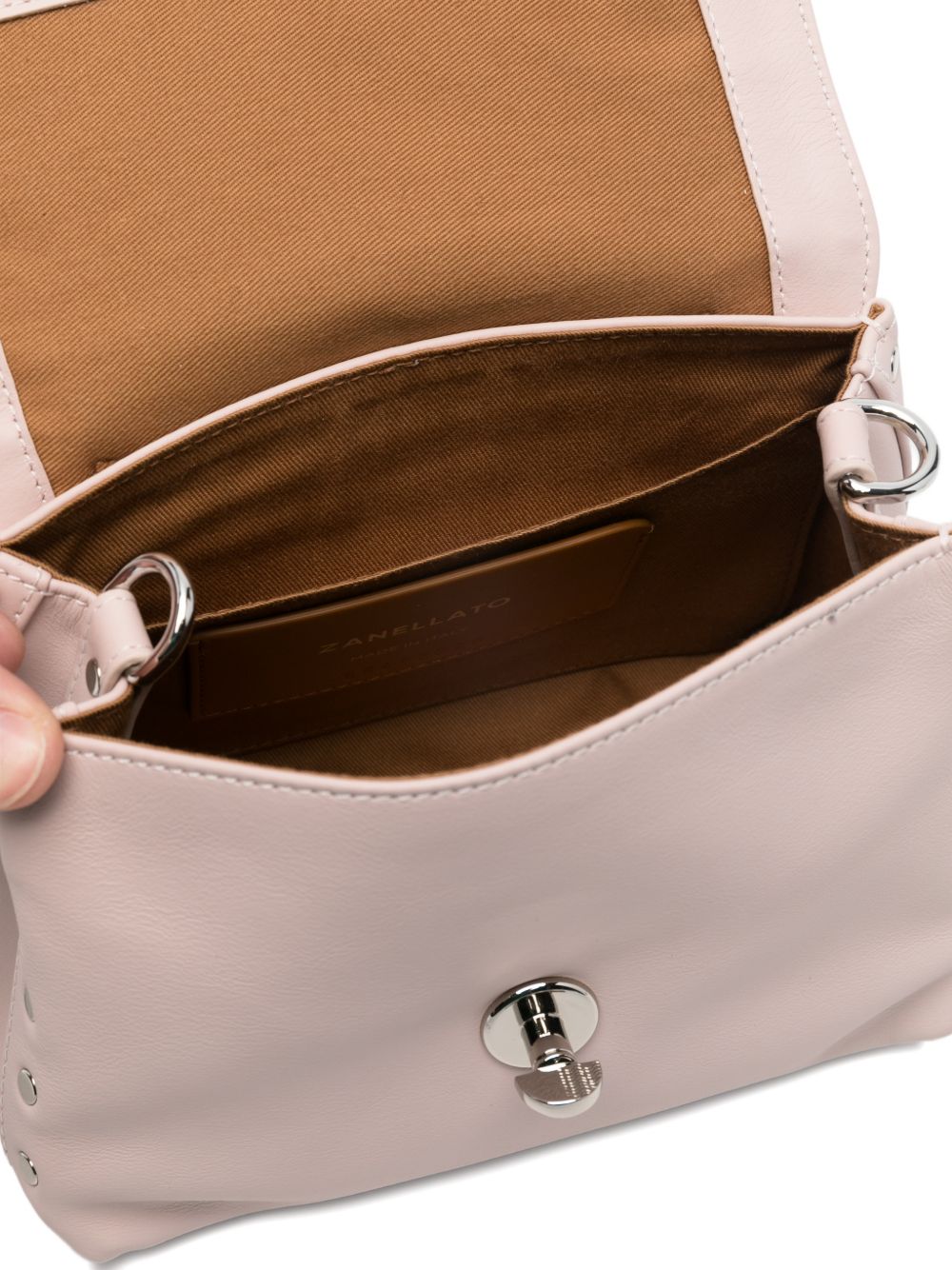 Zanellato Pink Handbag — Postina Saeta Baby Leather