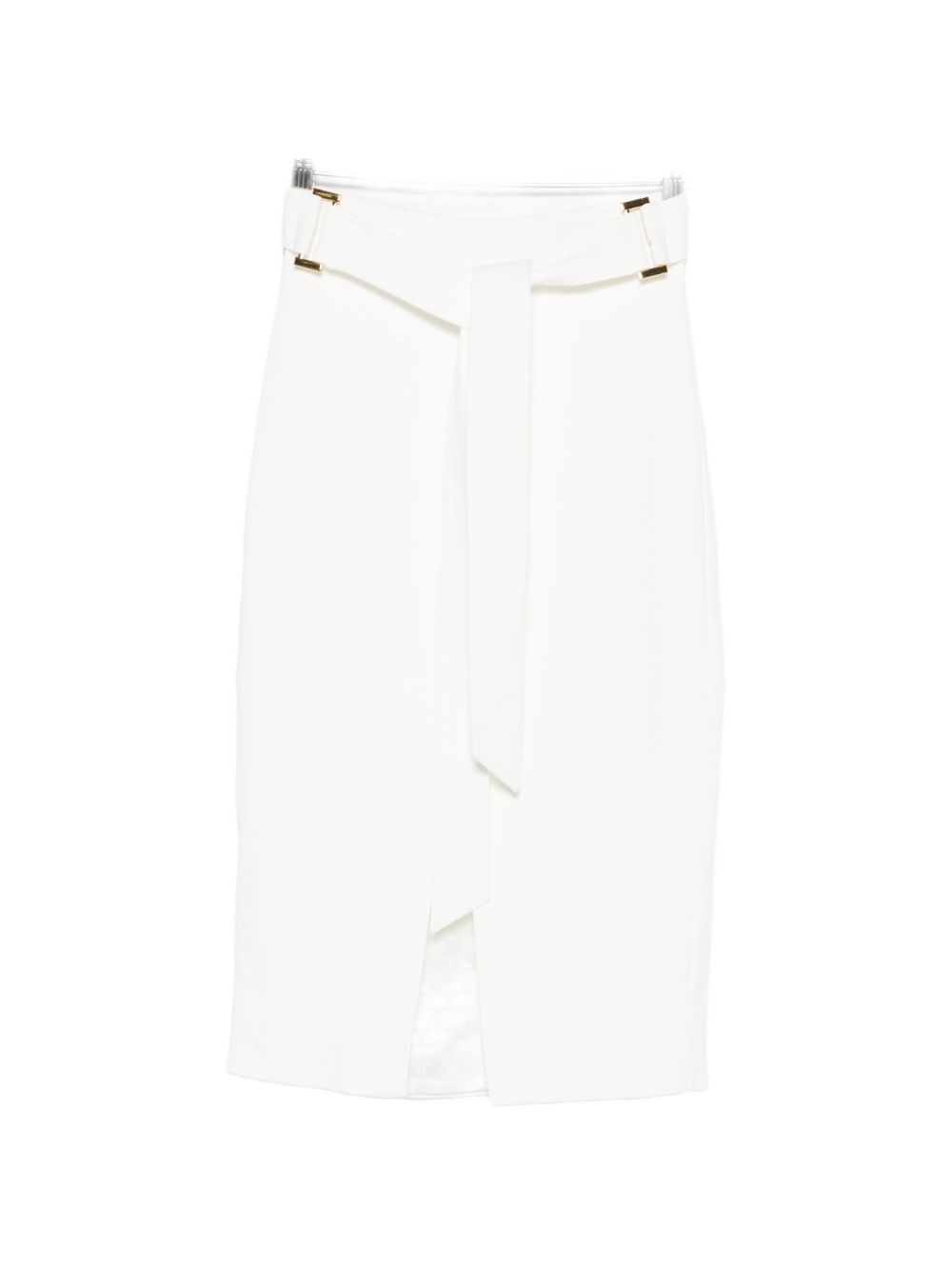 Elisabetta Franchi Skirts — Ivory Midi Skirt | New In