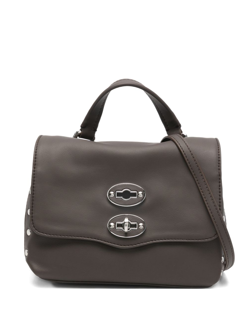 Zanellato Handbag — Postina Saeta Brown Leather