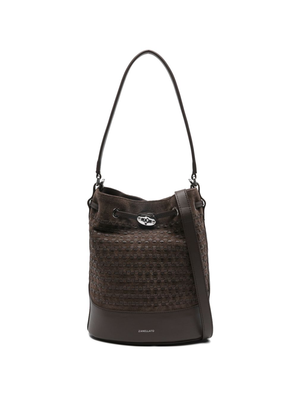Zanellato Shoulder Bags — Brown Leather Bucket Bag