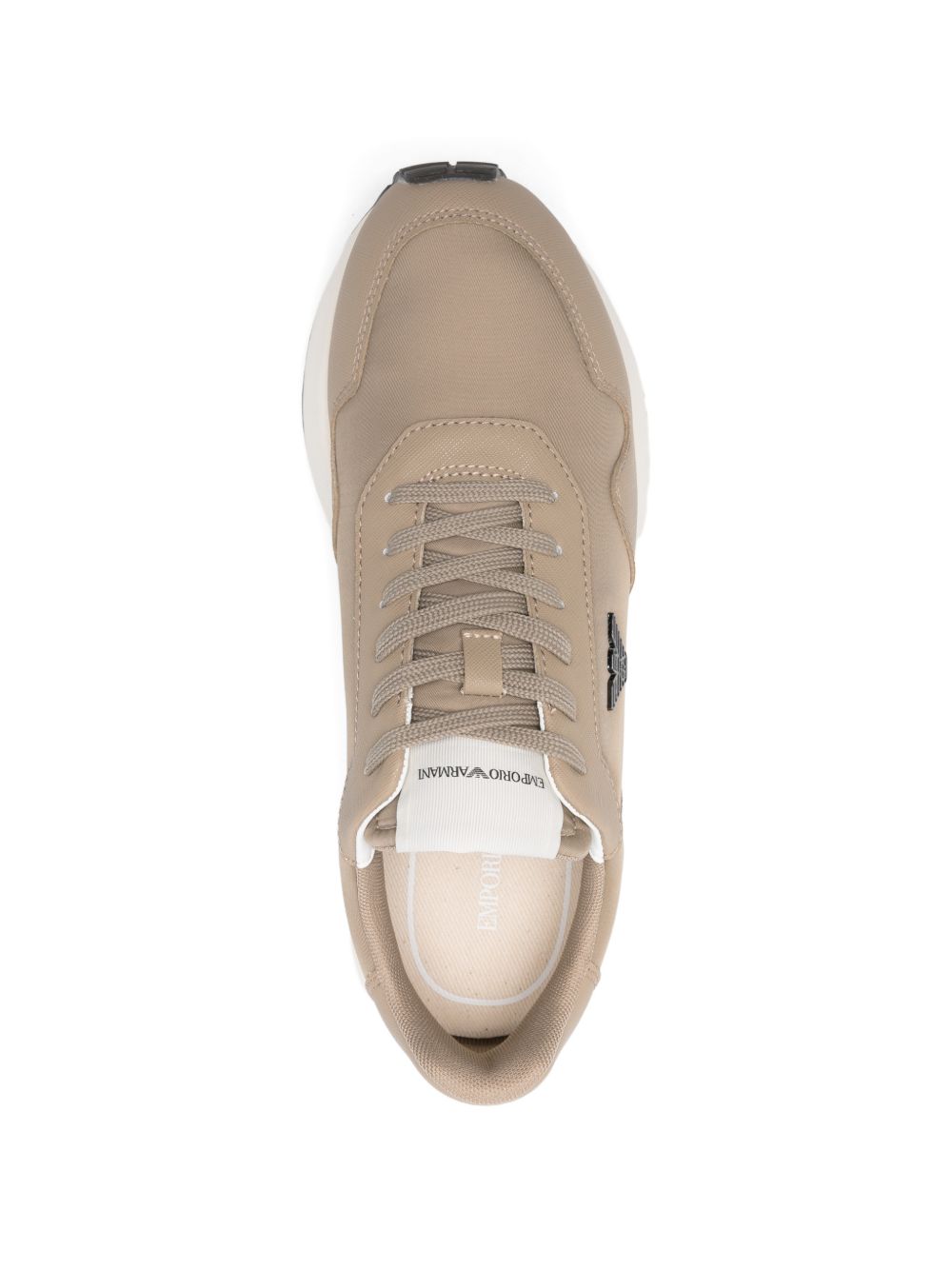 Emporio Armani Beige Sneakers — New Arrival