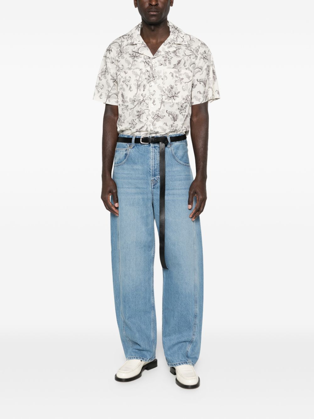 JACQUEMUS Jeans Blue — Slim Cotton Denim for Men