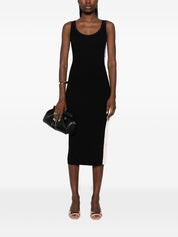 Elisabetta Franchi Dresses — Black Knitted Midi