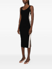 Elisabetta Franchi Dresses — Black Knitted Midi