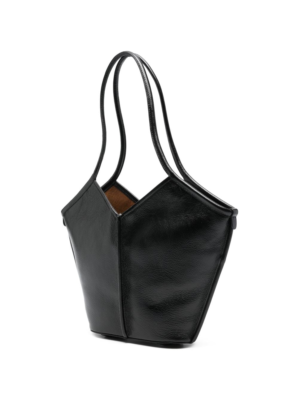 Hereu Black Calella Leather Shopper — New In