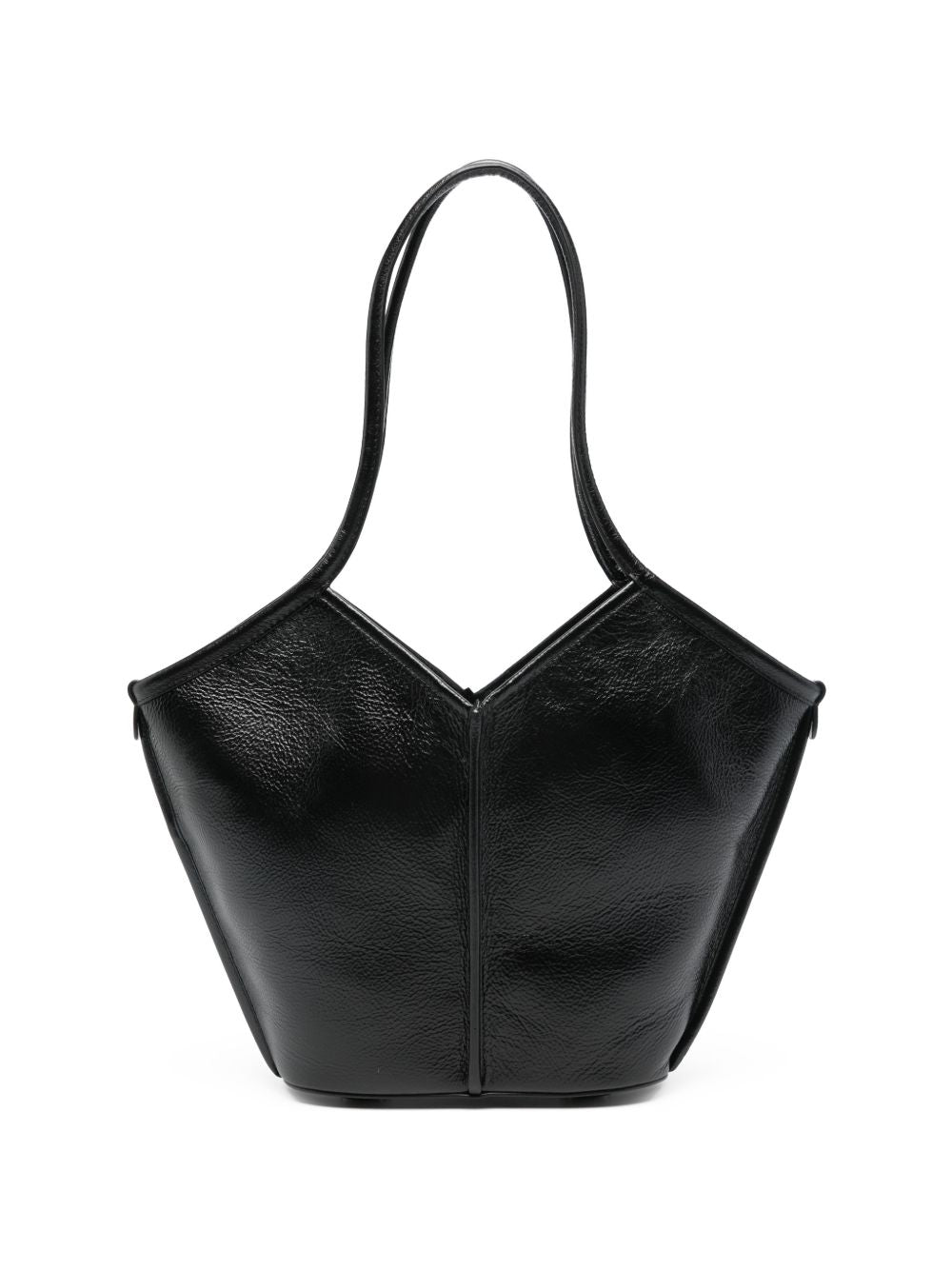 Hereu Black Calella Leather Shopper — New In