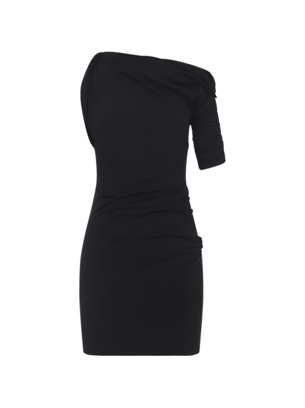 JACQUEMUS Dresses — La Mini Robe Drapeado, Black