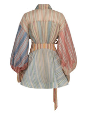 Zimmermann Dresses — MultiColour Linen & Silk Minis