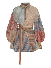 Zimmermann Dresses — MultiColour Linen & Silk Minis