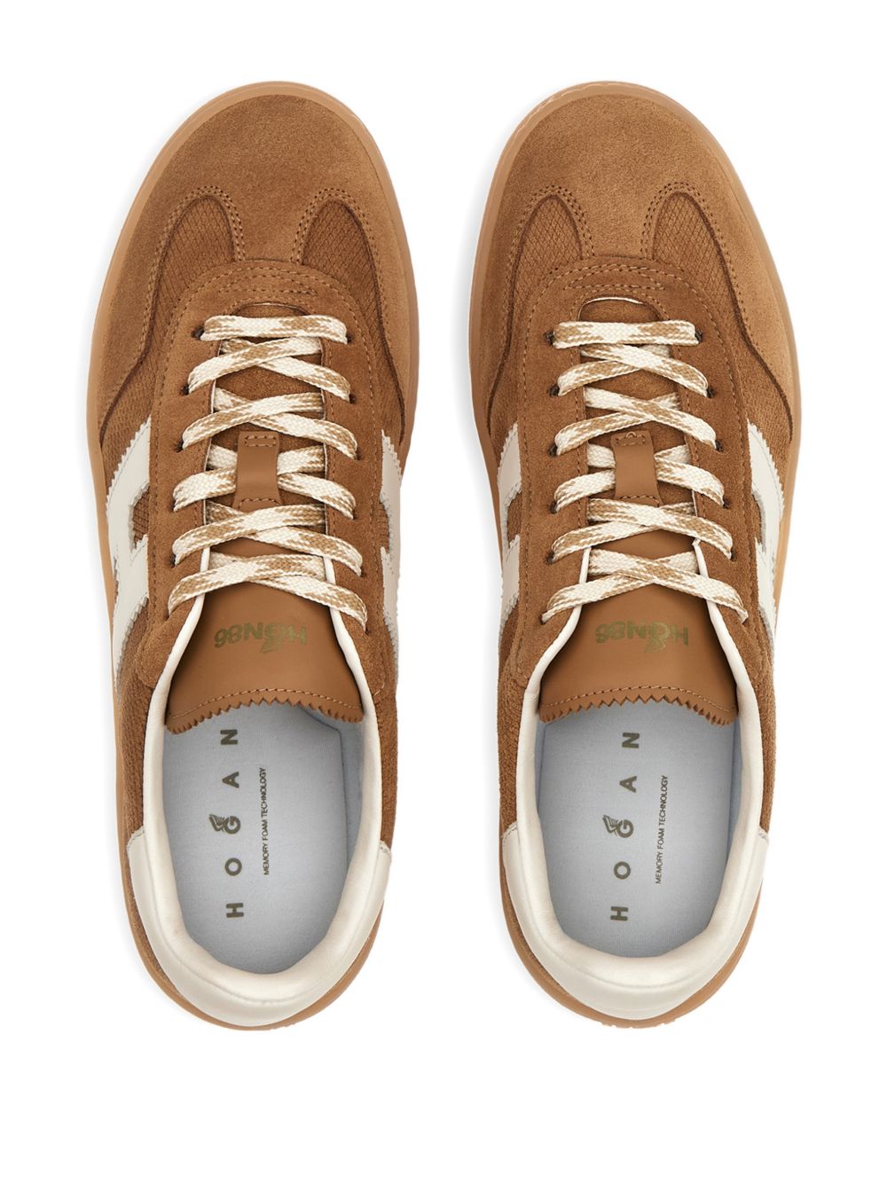 Hogan Leather Brown Sneakers for Women — New In