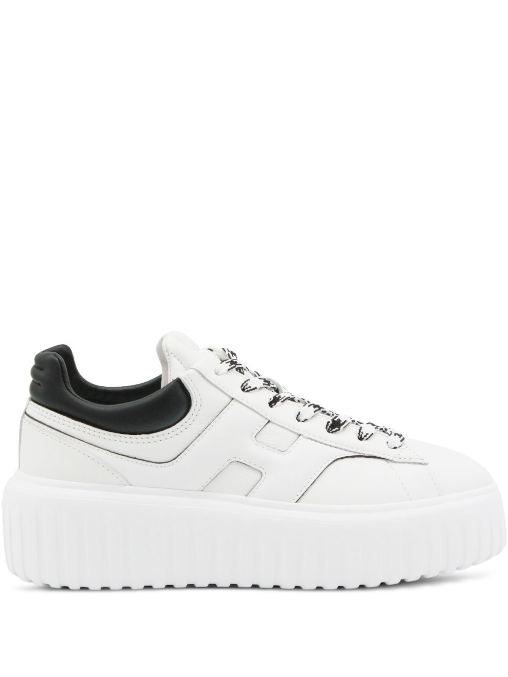 Hogan Sneakers White — Platform Leather Trainers