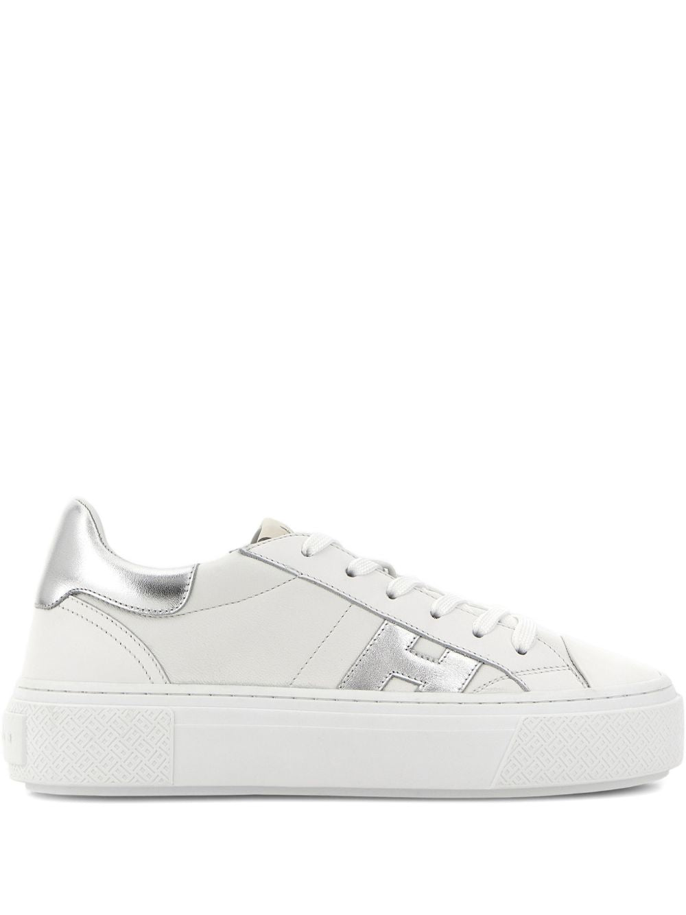 Hogan Sneakers Silver — Women's H705 Platform