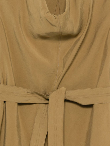 Alysi Top Green — Draped Sleeveless Top for Women