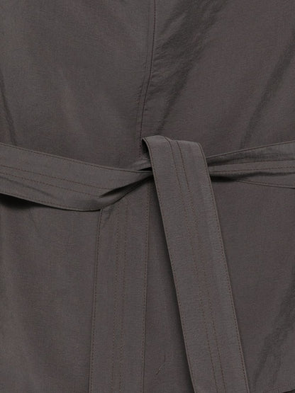 Alysi Grey Cowl-Neck Top | Luxury Topwear for Women