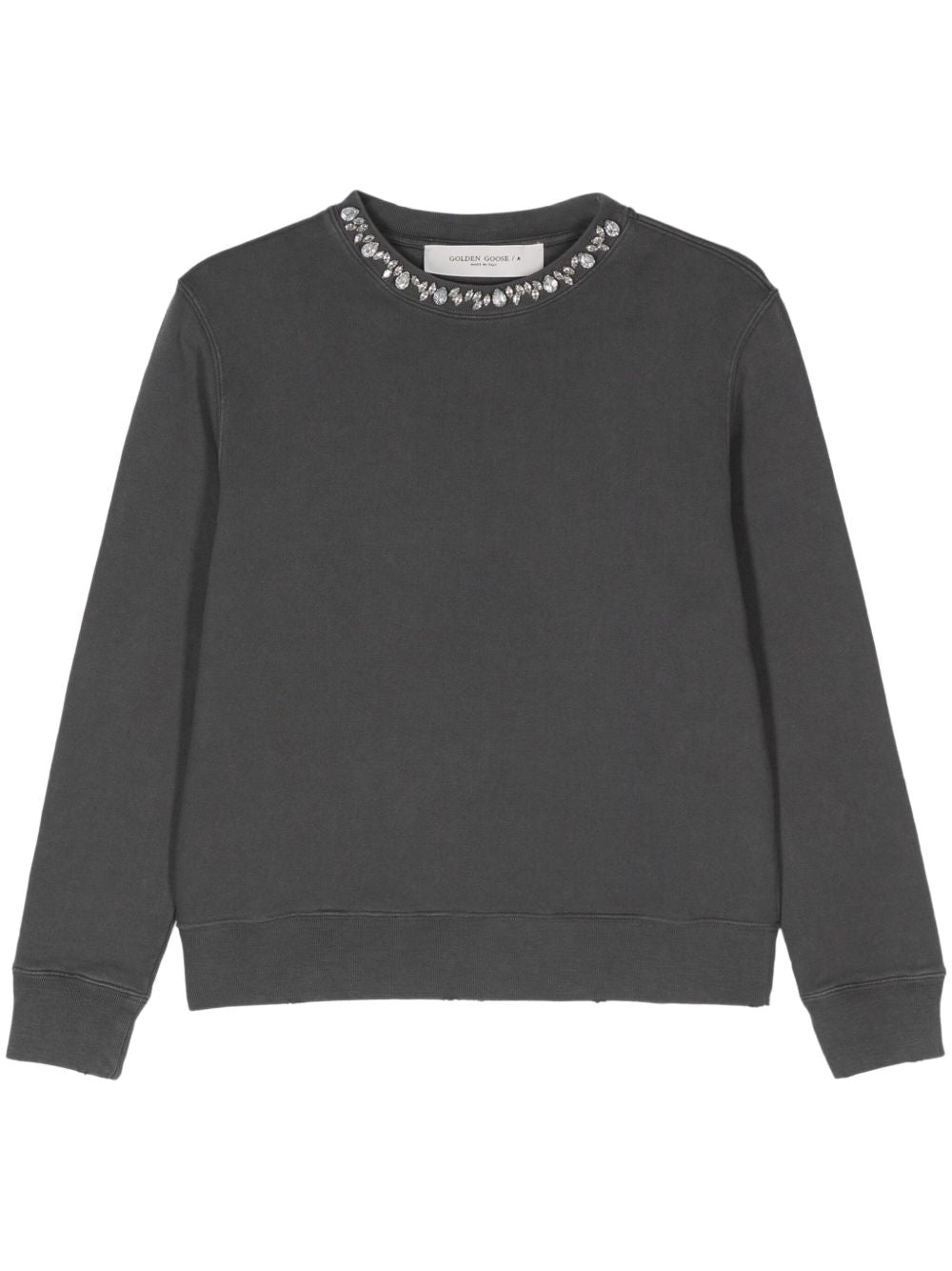 Golden Goose Grey Sweater — Silk‑Blend Crewneck