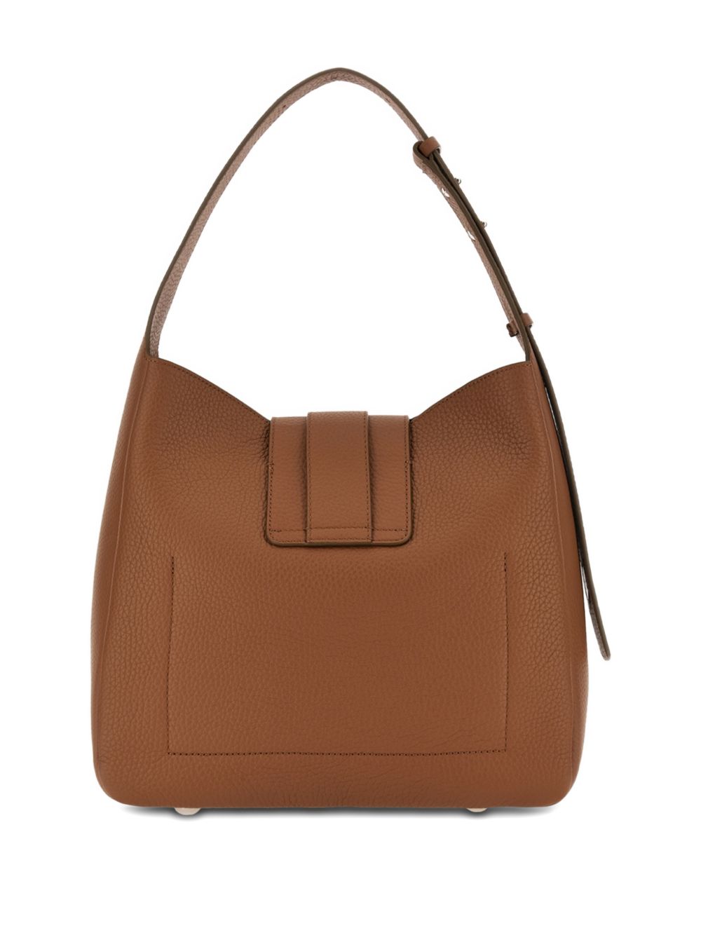Hogan Leather Brown Shoulder Bag — New In