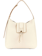 Hogan Shoulder Bags — White Leather Hobo (New In)