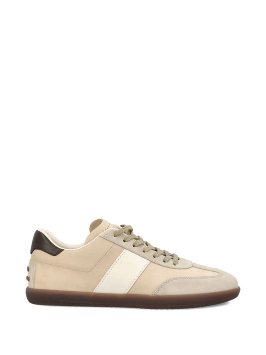 Tod'S Beige Sneakers — Men's Leather Trainers | Aumifour
