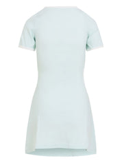 Courreges Pre Dresses — Clear Blue Short Sleeve Dress