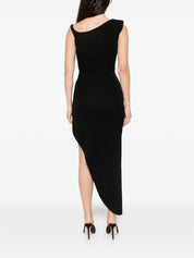 Elisabetta Franchi Dresses — Black Asymmetrical Hem