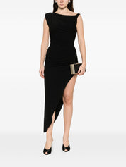 Elisabetta Franchi Dresses — Black Asymmetrical Hem