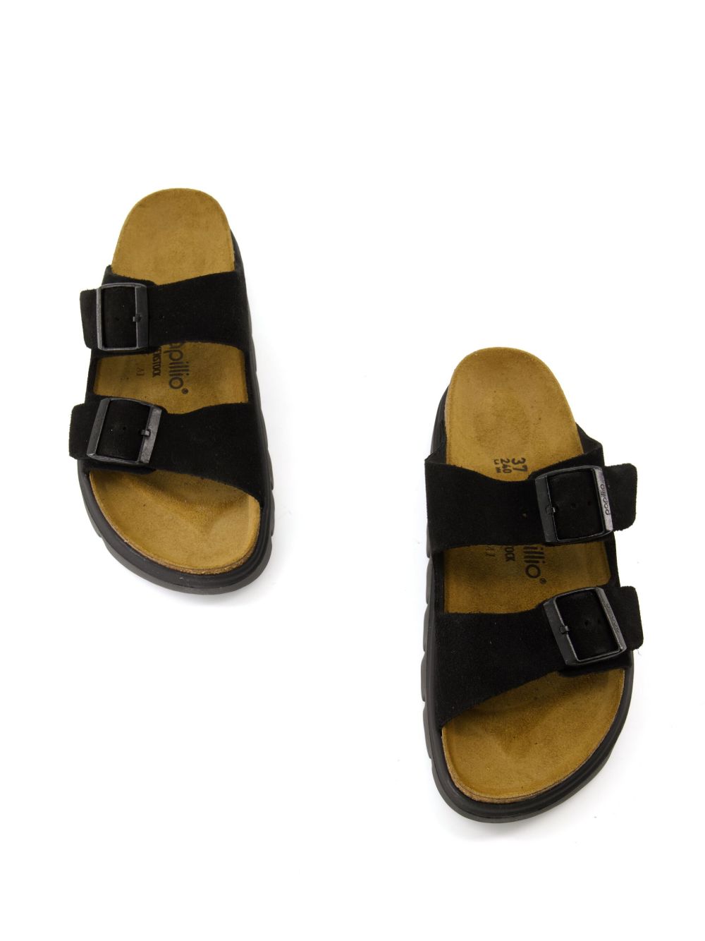Birkenstock Sandals Black — Women's Suede Sandals