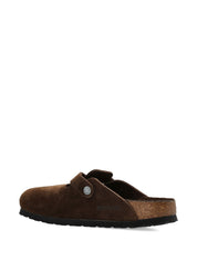 Birkenstock Boston Slippers — Brown Sandals for Women