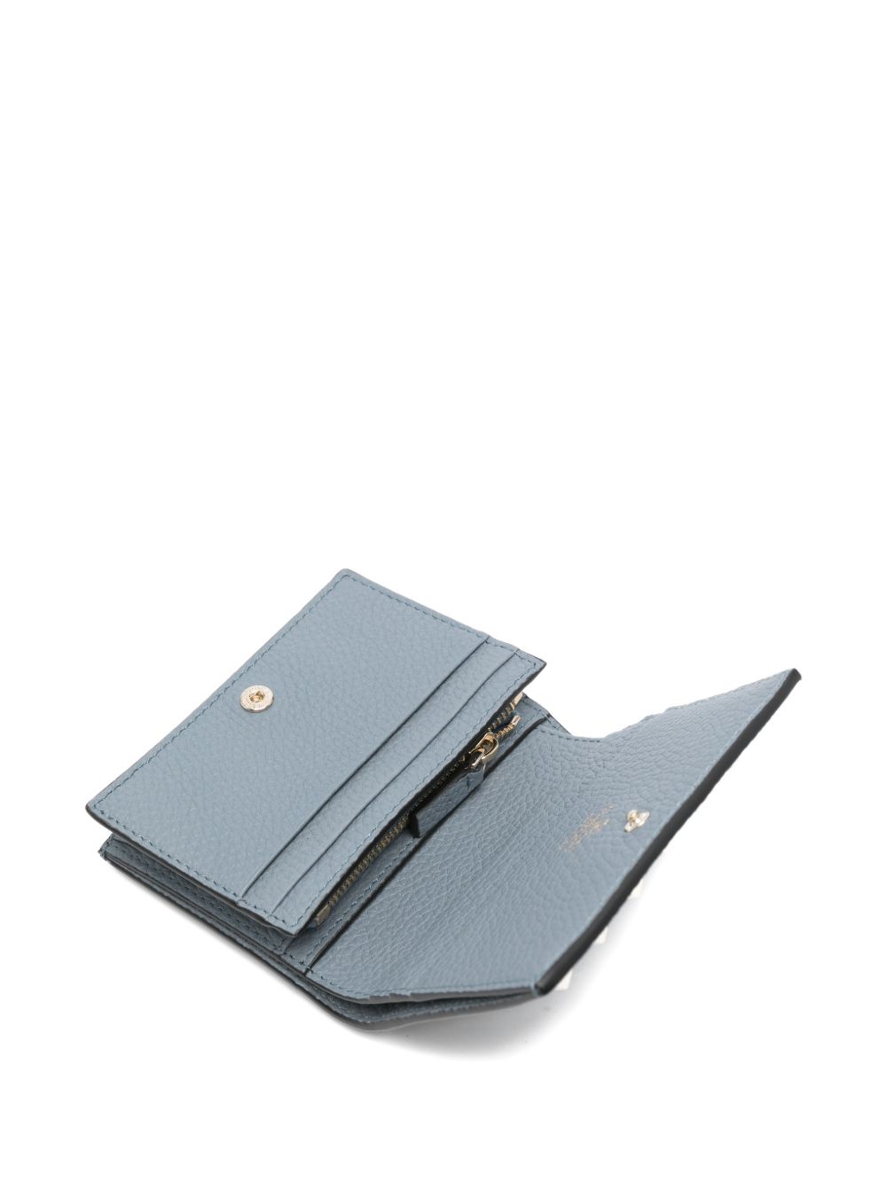 Valentino Garavani Grey Wallets — Rockstud Leather (New)