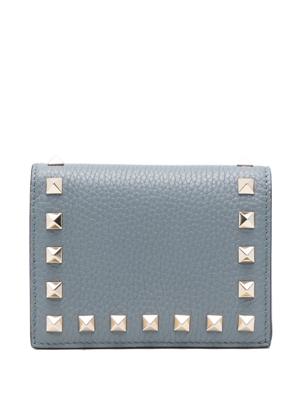 Valentino Garavani Grey Wallets — Rockstud Leather (New)