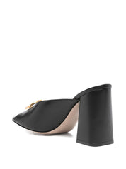 Valentino Garavani Sandals — Black Leather Mules (Women)