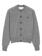 Ami Paris Sweaters Grey