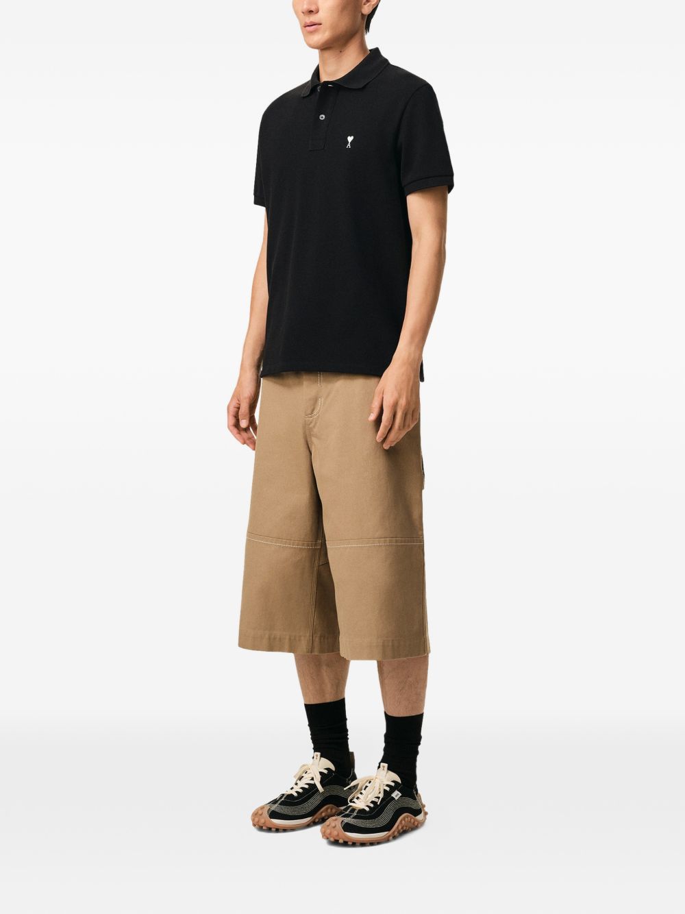 Ami Paris T-shirts and Polos Black