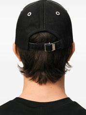 Ami Paris Ami De Coeur Baseball Cap - Black, Adjustable