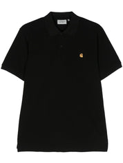Carhartt WIP Main Black Polo Shirt — Luxury Topwear