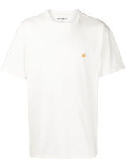 Carhartt WIP Main White Polo Shirt — New In
