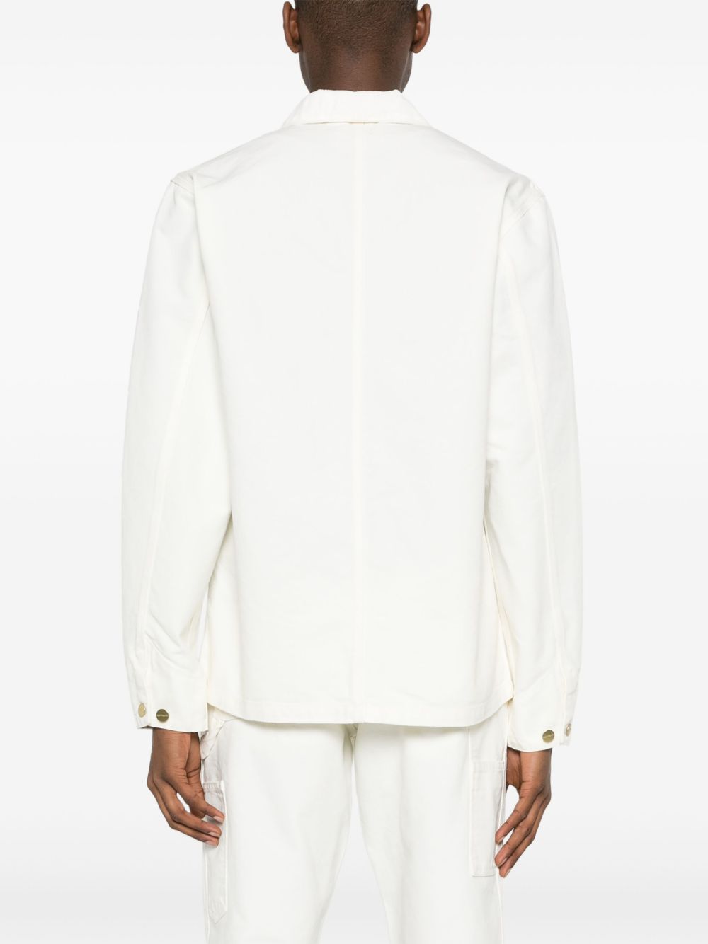 Carhartt Wip Main Jackets White — Organic Cotton Overshirt