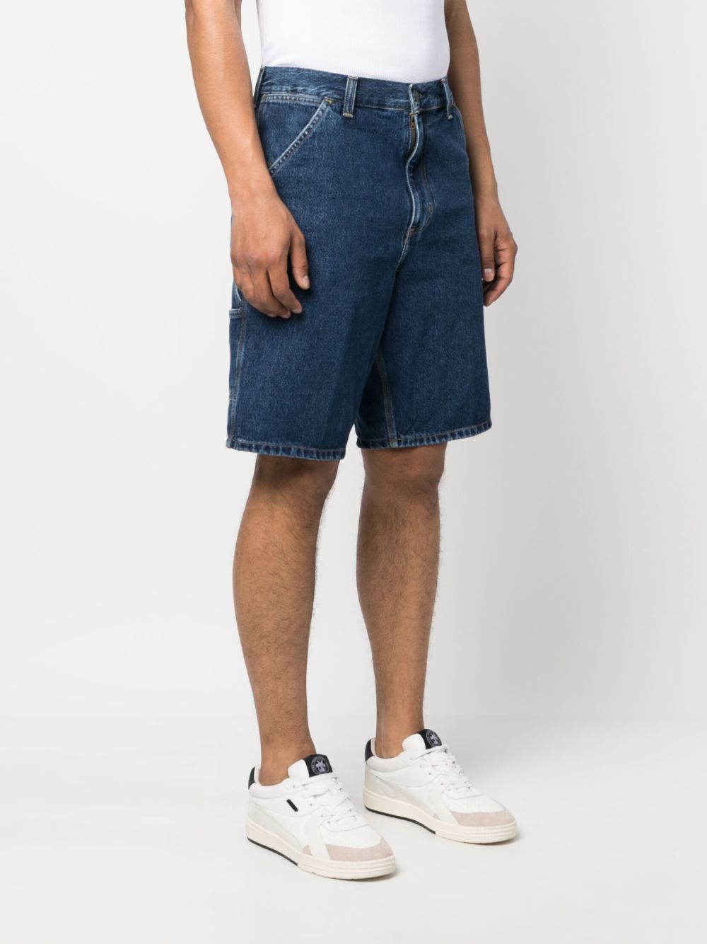 Carhartt WIP Main Blue Shorts — Men's Denim Shorts