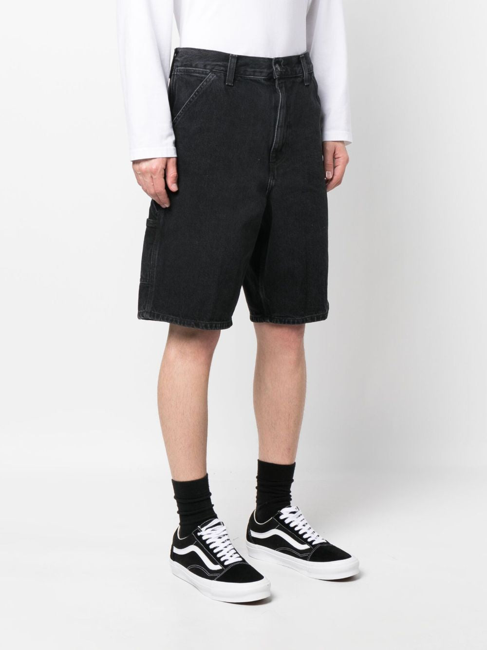 Carhartt Wip Main Black Shorts — New In