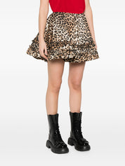 Ganni Brown Nylon Mini Skirts — New In Spring 2026