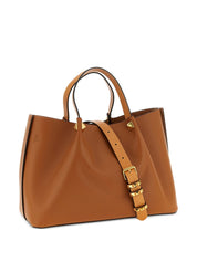 Valentino Garavani Leather Brown Shopper — New In